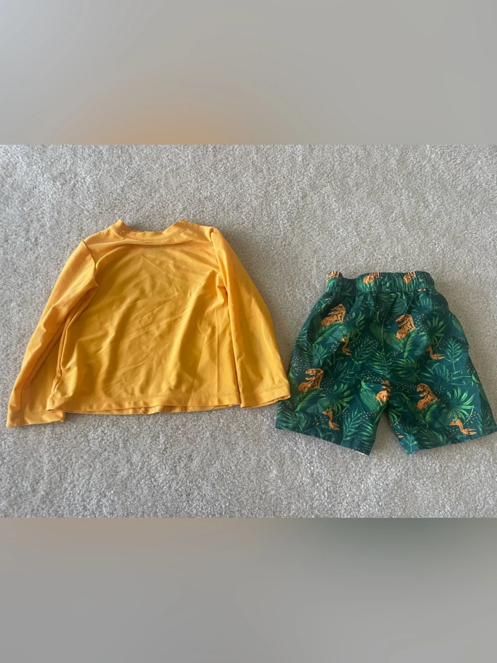 Jurassic Park 2 piece lined swim set. Boy size 3T